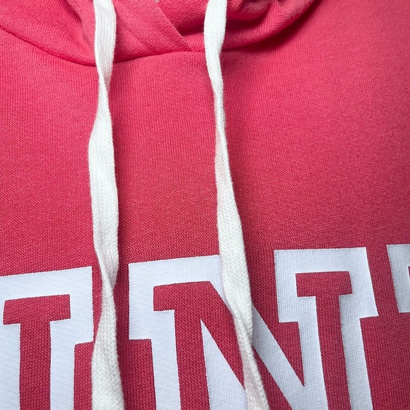 PINK Victoria's Secret Coral Pink Perfect Pullover Lightweight Sweatshirt - Picture 12 of 17